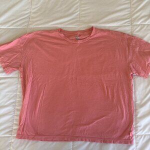 Hanes boxy cropped tee